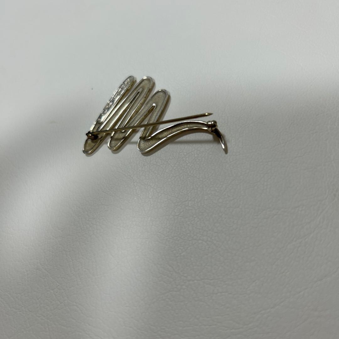 TIFFANY&Co. ティファニー スクリブル ブローチ　シルバー