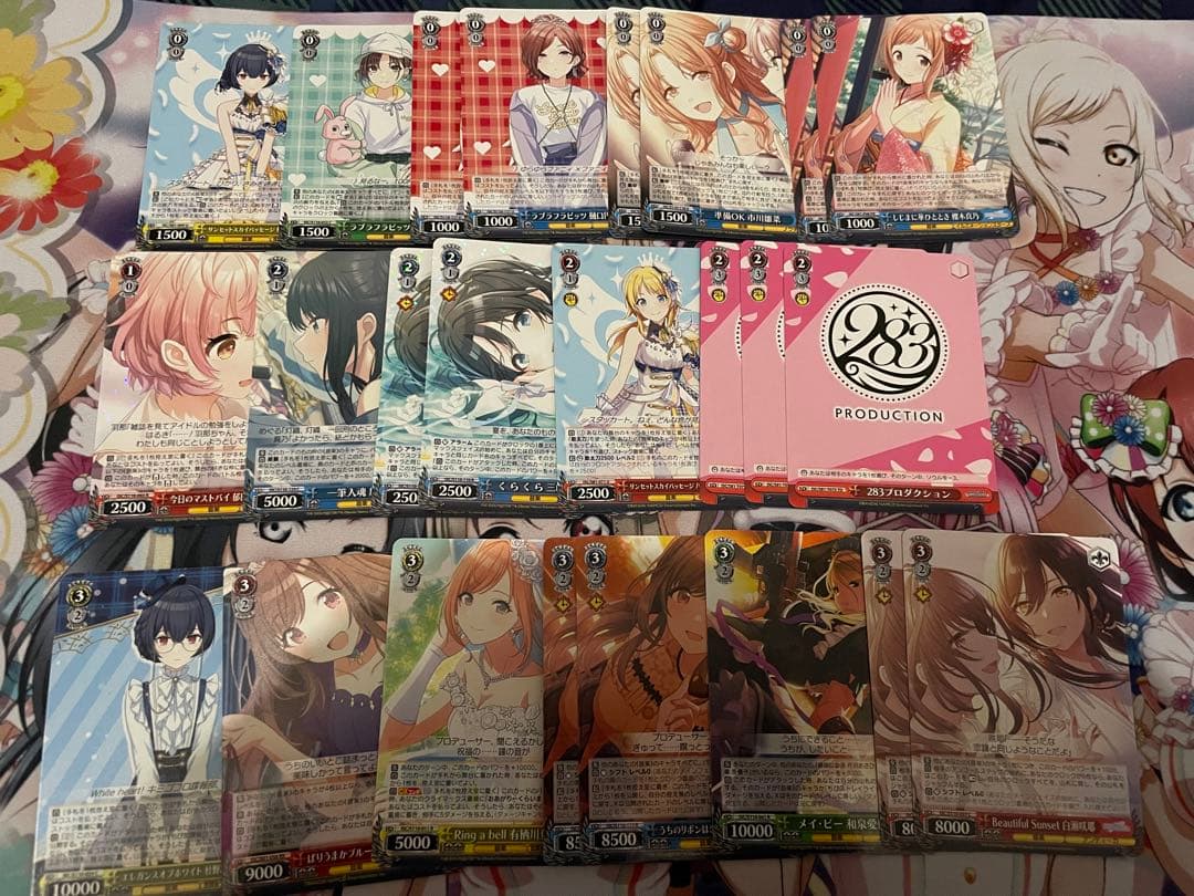 ヴァイスシュバルツ　シャニマス　8電源　デッキ