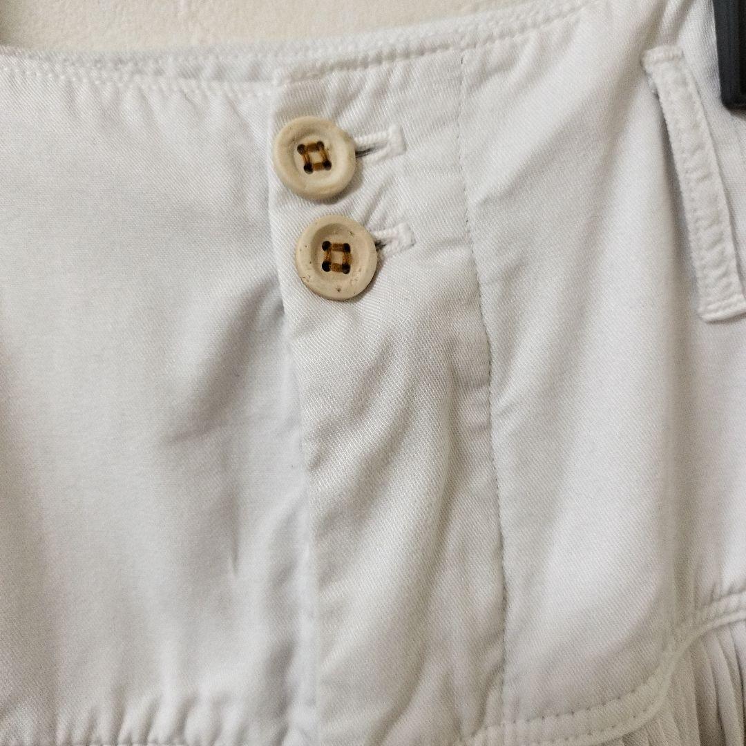 45R　45rpm　テンセルのレイレイ　キュロットスカート（白）