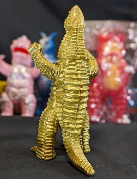 マグラ＆レッドキング＆チャンドラー＆ピグモン（ブルマァク復刻）ソフビ４体セット