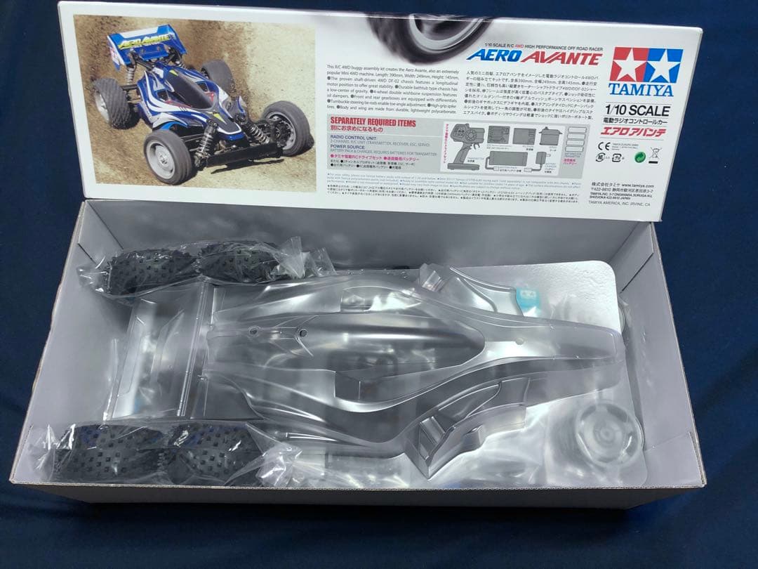 タミヤ 1/10 電動RCエアロ アバンテ 追加ベアリング付き