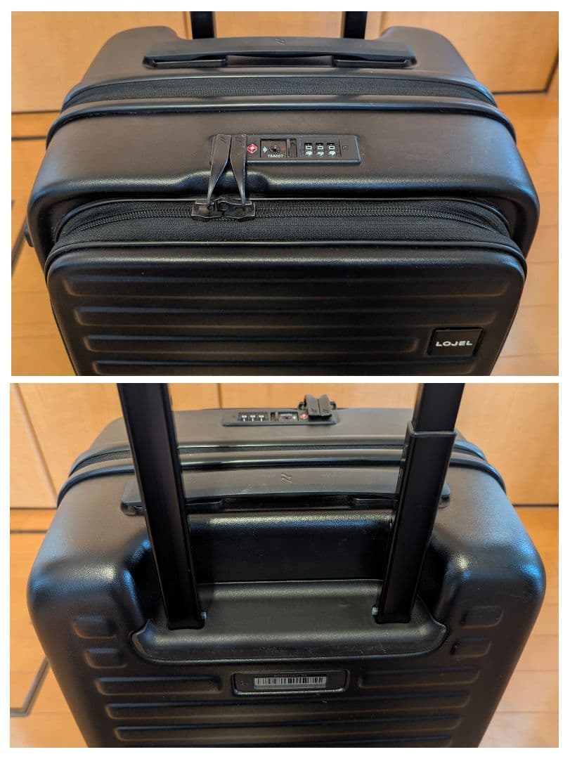 【機内持ち込み可】LOJEL スーツケース Cubo Small ブラック 4輪