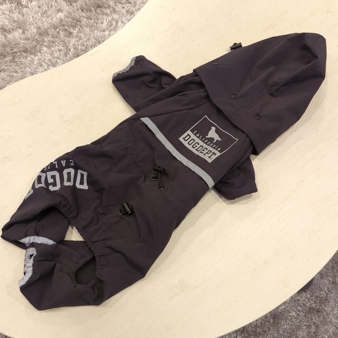 超美品　DOGDEPT テフロンストレッチプロテクトロンパース裏起毛 Mサイズ