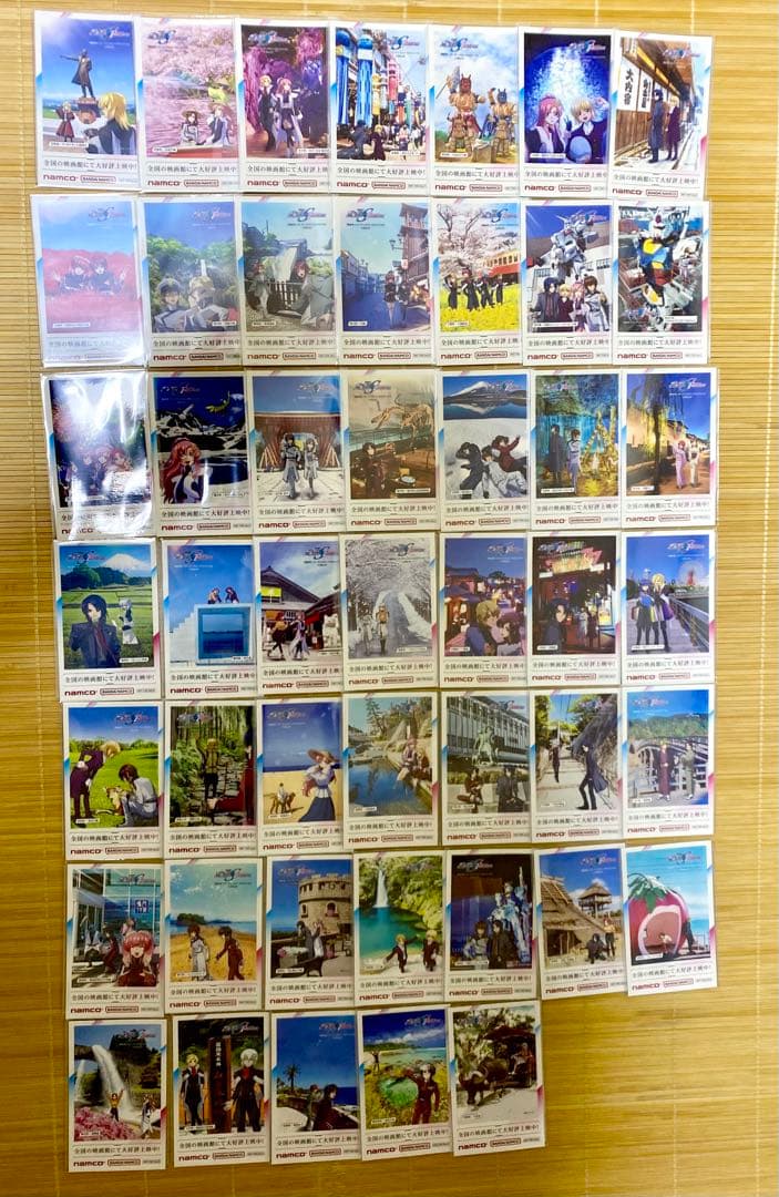 ガンダムSEED ご当地ステッカー　コンプリート