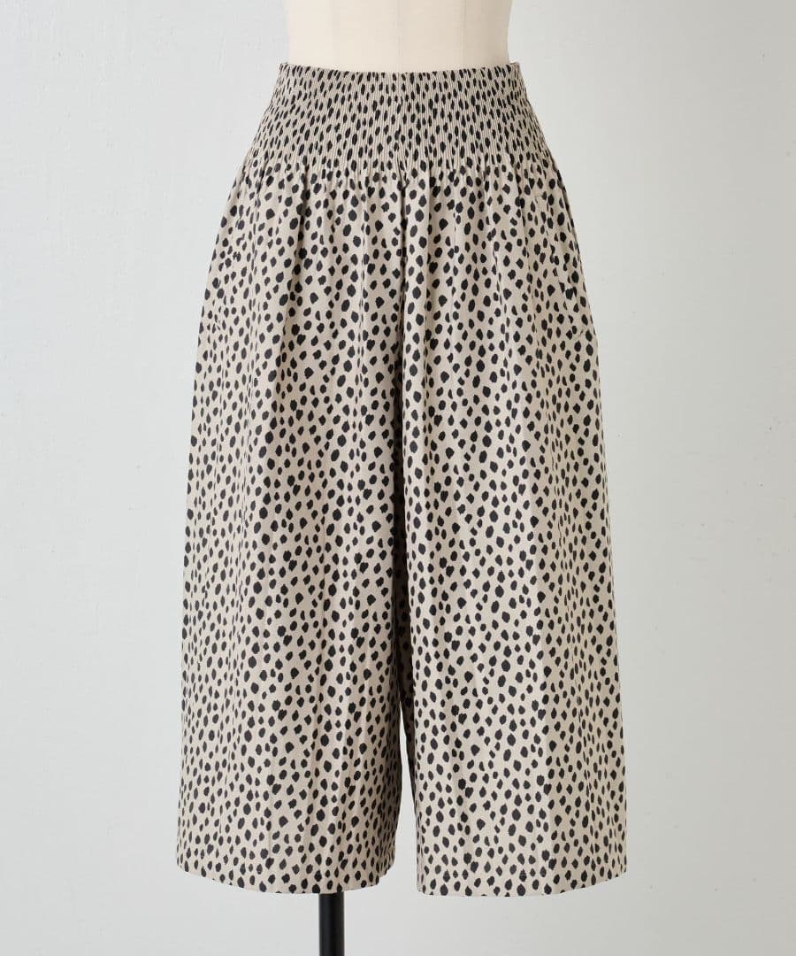 【新品】BEARDSLEY ビアズリー　レオパードジャガードキュロット