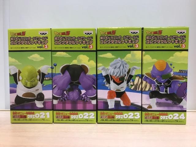 『ドラゴンボールZ』ワールドコレクタブルフィギュア「接近！ギニュー特戦隊」コンプ