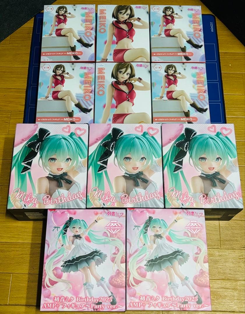 【11体】初音ミク Birthday AMP+ ぬーどるストッパー MEIKO