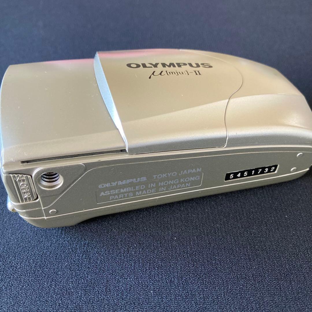【美品】OLYMPUS MJU ⅱ ミュー2 フィルムカメラ