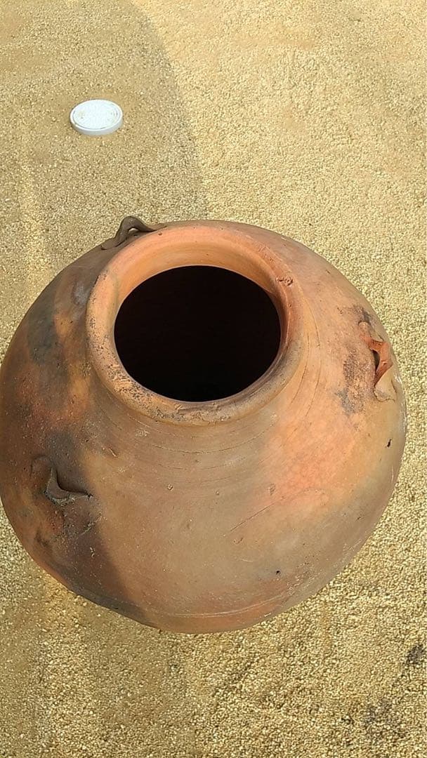 琉球壺　南蛮　焼締　泡盛酒　壺屋焼　古道具　古備前