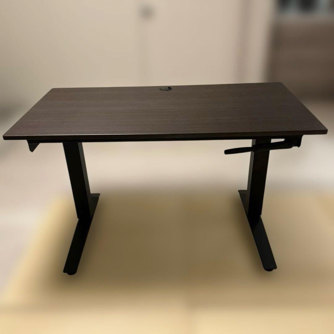 ニトリ　手動式昇降デスク　マーフィー2 120 DBR