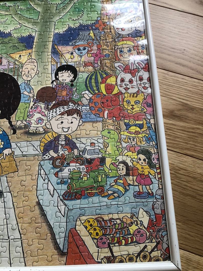 超激レア ちびまる子ちゃん ジグソーパズル 夏祭り 550ピース アポロ社