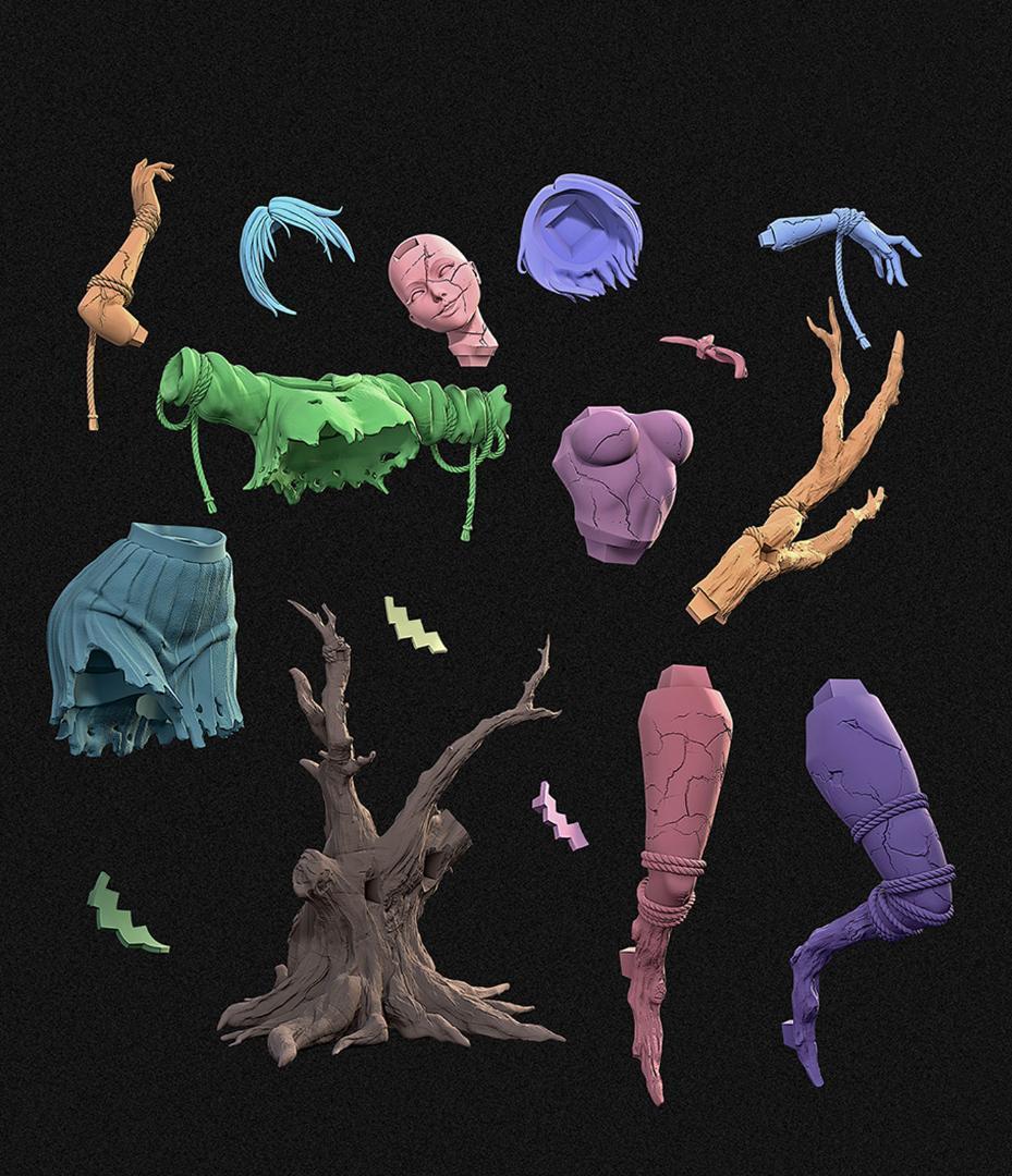 1/8 未塗装未組立 フィギュア ガレージキット サイレントヒルf