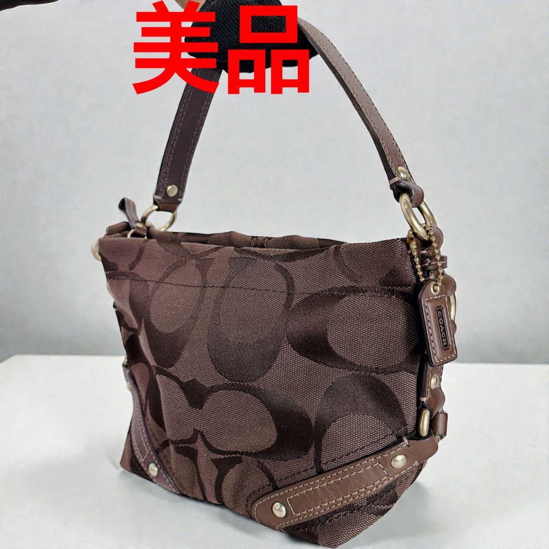 美品 COACH アクセサリーポーチ ショルダーバッグ ハンドバッグ