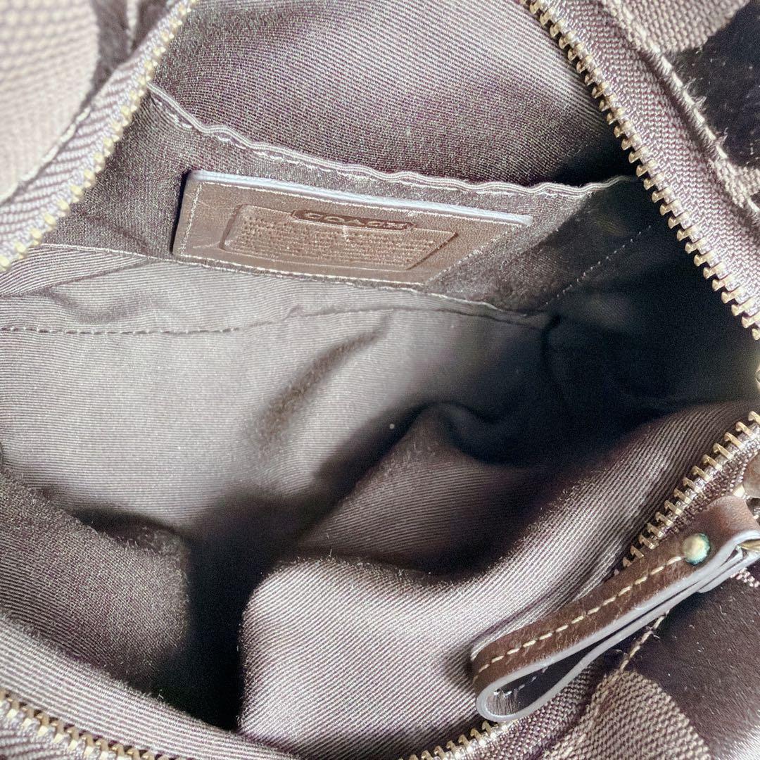 美品 COACH アクセサリーポーチ ショルダーバッグ ハンドバッグ