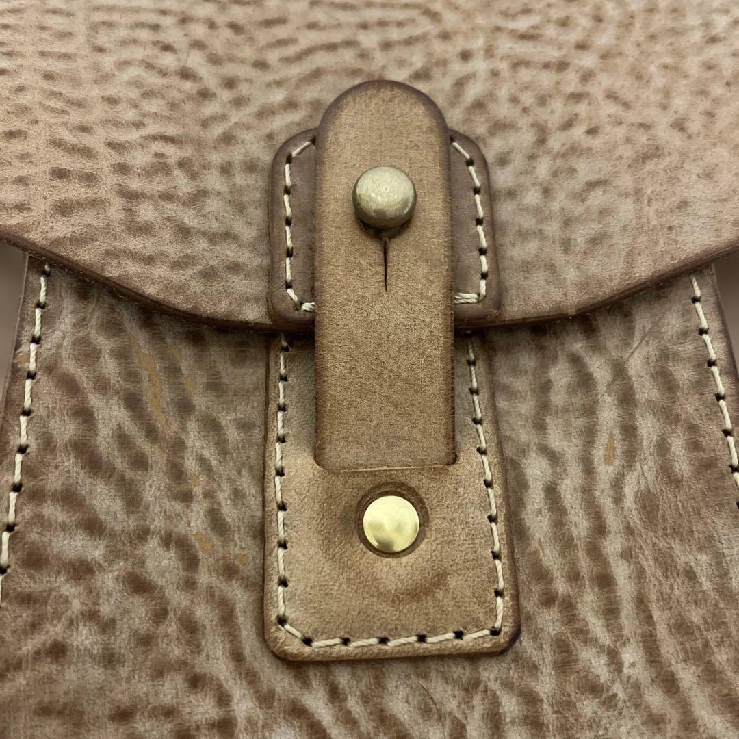 【極美品】HERZ ヘルツ　アラスカ　キャメル　お散歩ショルダーM 限定革