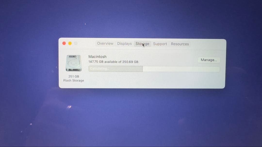 MacBook本体 A1706 15 inch 16GB/250GB MacBook Pro