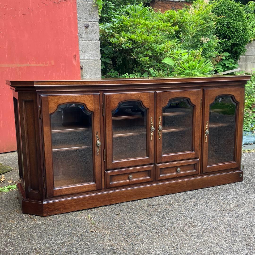 M　KOSUGA ガラスキャビネット カップボード　2点まとめ　引き取り