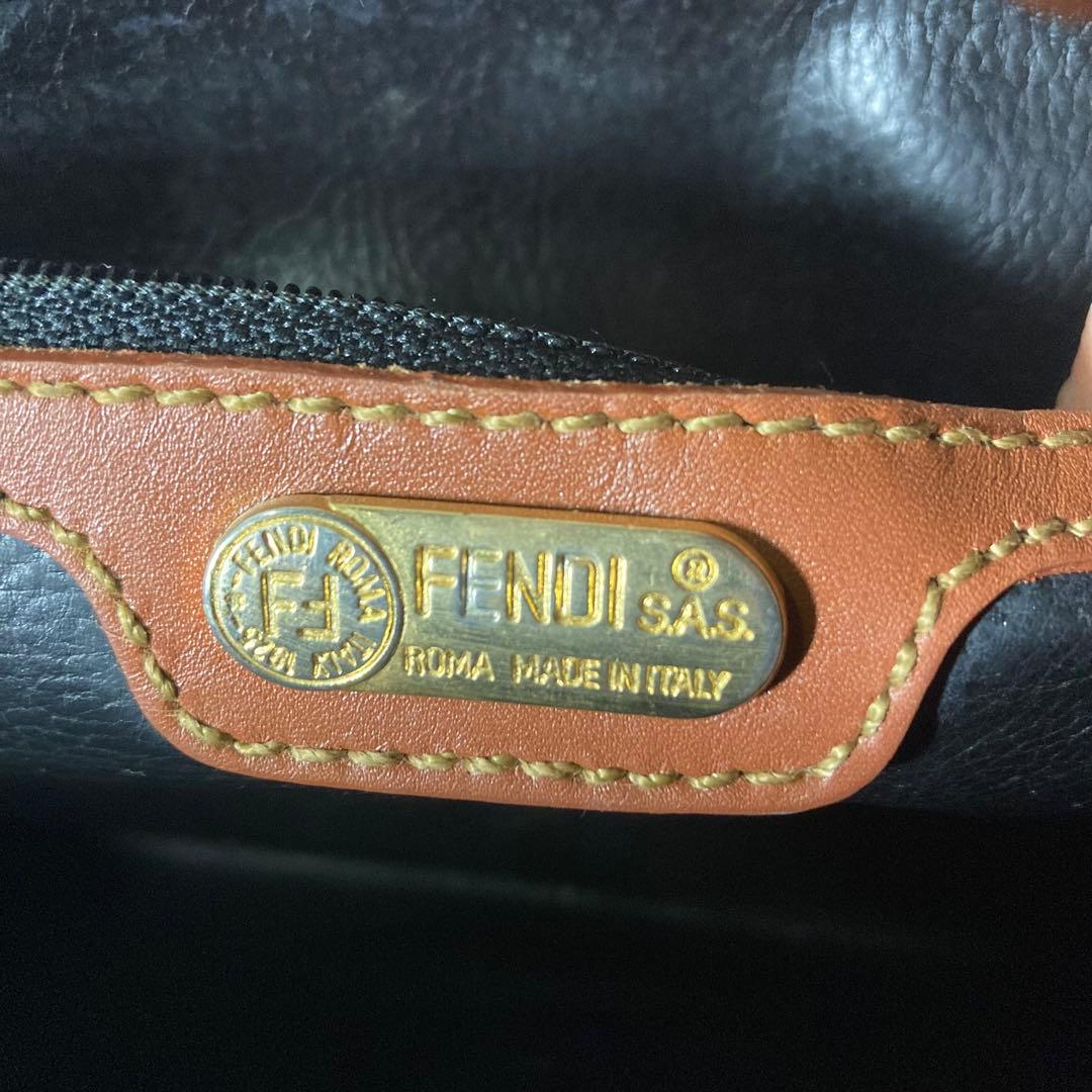 MONOTOWN FENDI ハンドバッグ ストライプ ボストン