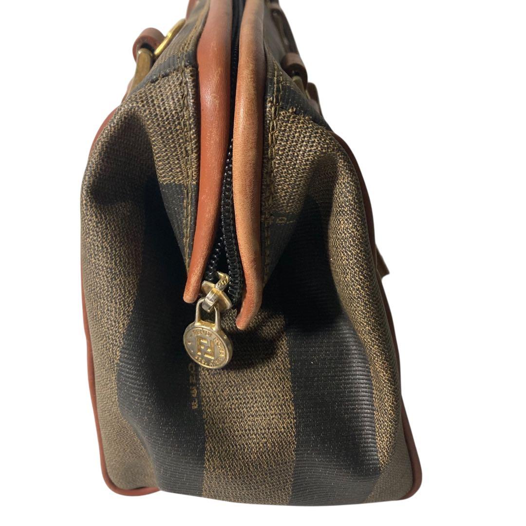 MONOTOWN FENDI ハンドバッグ ストライプ ボストン