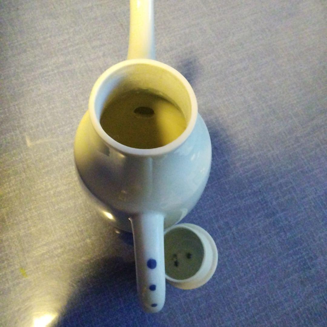 煎茶道具　染め付け水注