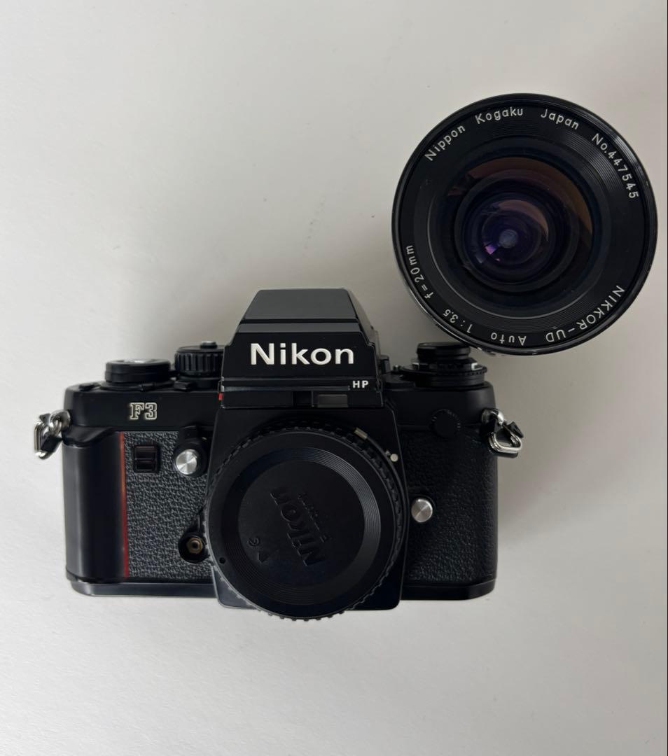 F3HP & Nikkor-UD Auto 20mm f/3.5 レンズ付