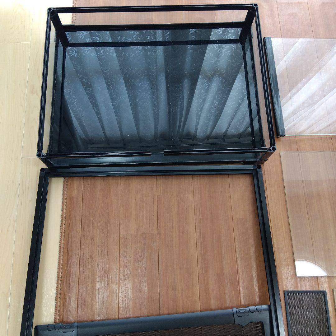 爬虫類・小動物飼育用組立式ガラスケース