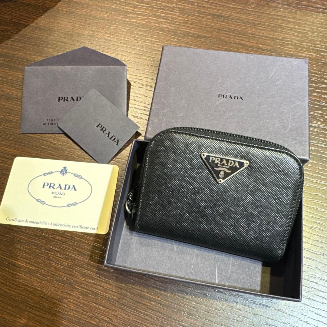 【美品】PRADA ブラック ケース カードケース プラダ