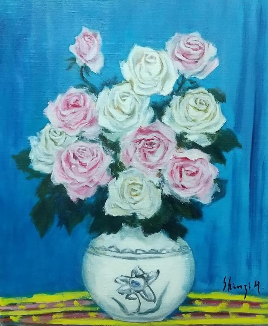 絵画「薔薇」 F8 油絵