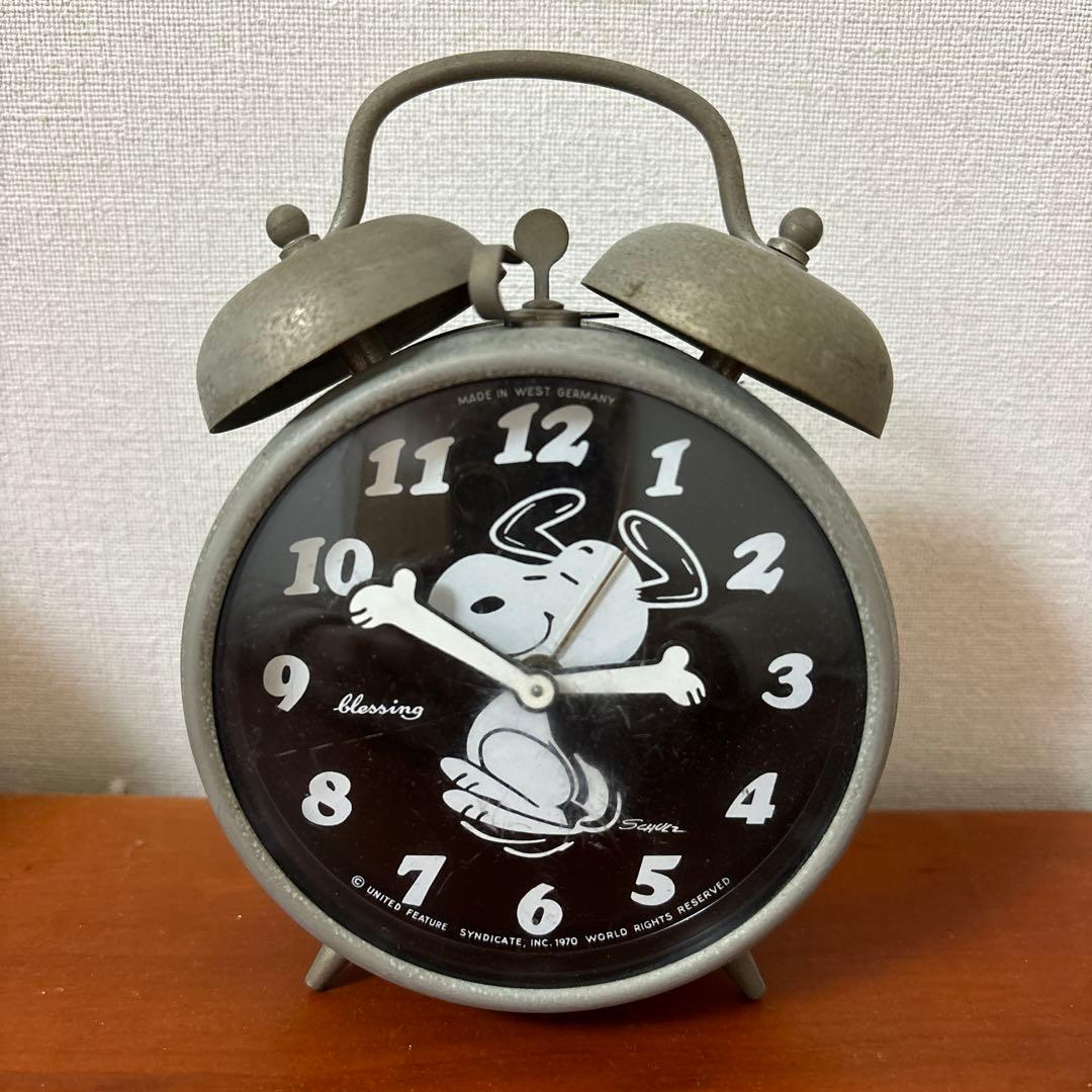 スヌーピー 時計　目覚まし　レア　ヴィンテージ　⑤