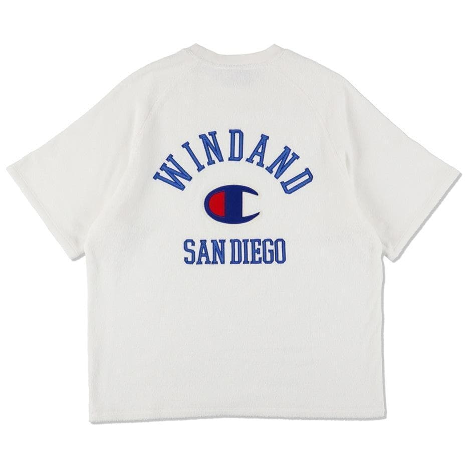 Champion x WIND AND SEA ショートスリーブラグランTシャツ