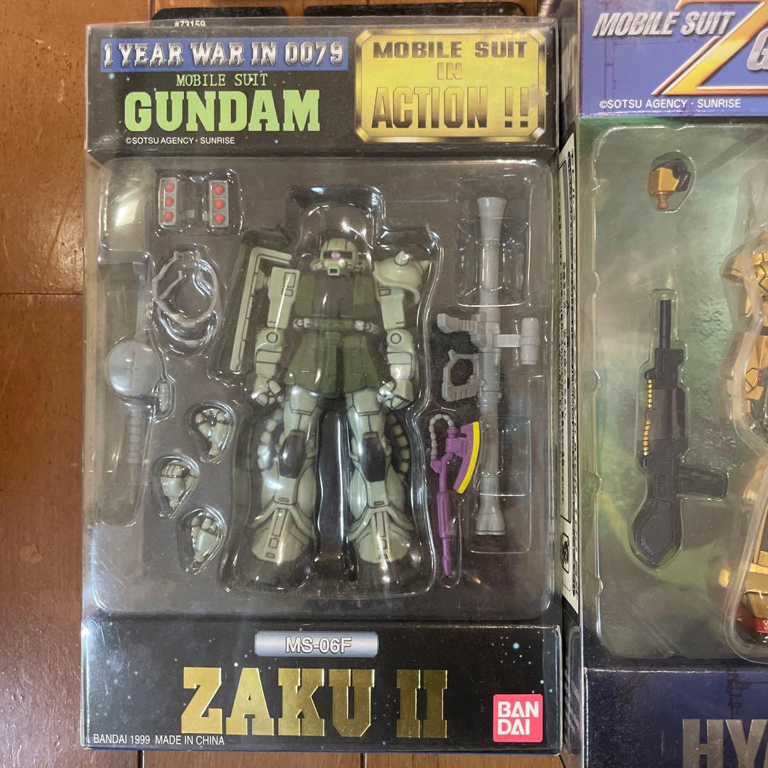 バンダイ ガンダム 未開封MIA 5体セット モビルスーツインアクショ