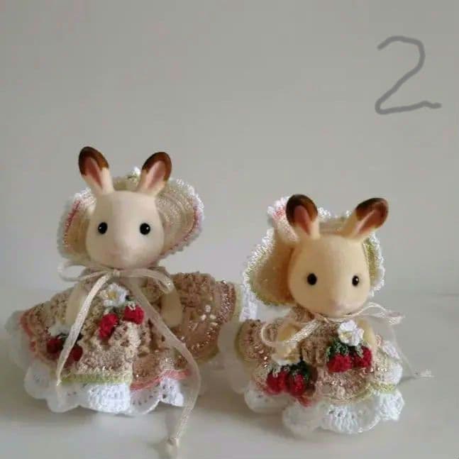 ＃12 着せ替え服【いちごフルーツティ＆ハイハイ赤ちゃん】