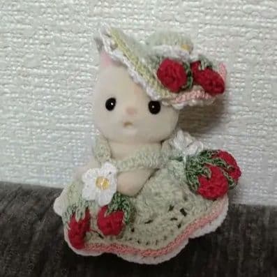 ＃12 着せ替え服【いちごフルーツティ＆ハイハイ赤ちゃん】