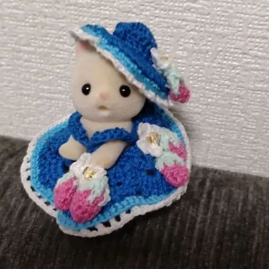 ＃12 着せ替え服【いちごフルーツティ＆ハイハイ赤ちゃん】