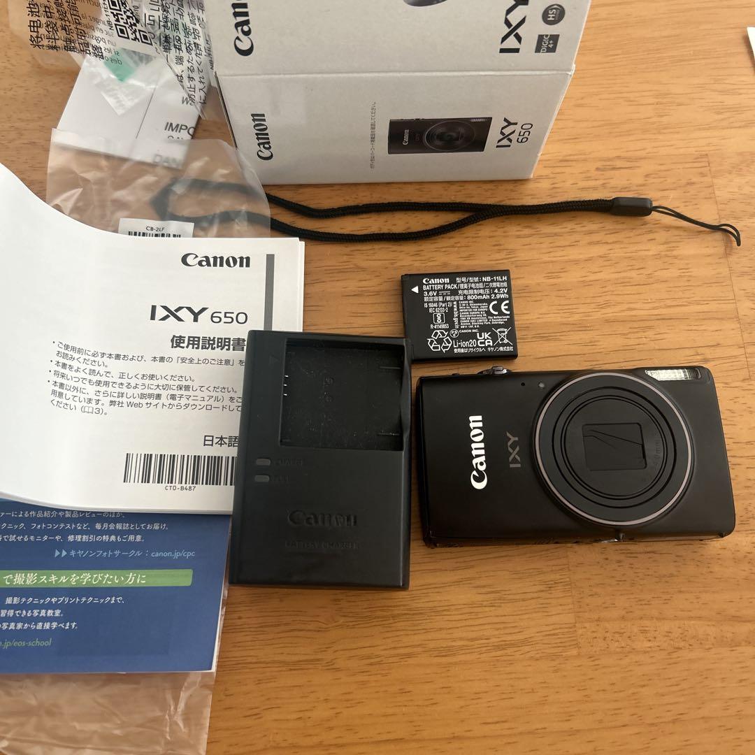 Canon IXY 650 コンパクトデジタルカメラ　ケース＆SDHCカード付き