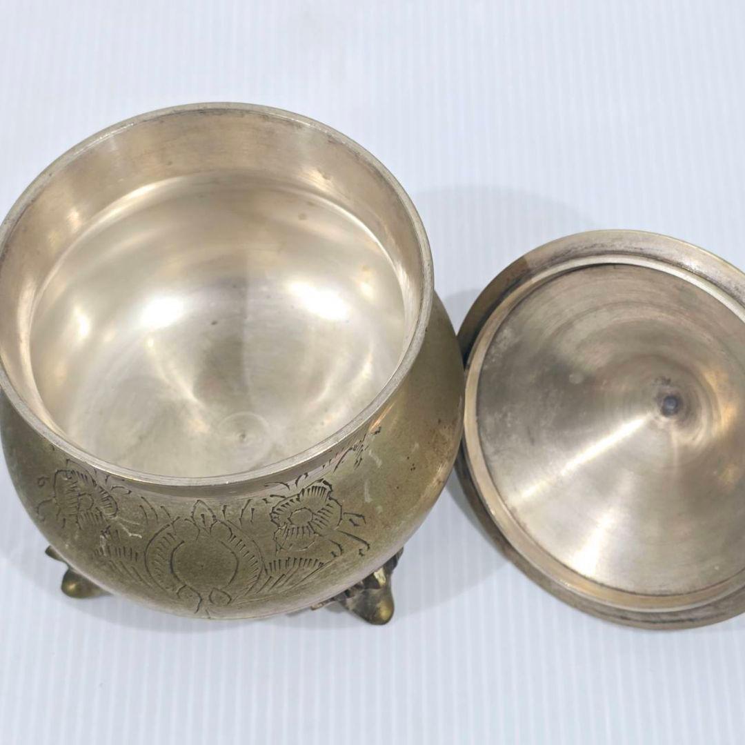 真鍮製 ティーセット シュガーボウル ゴブレット インテリア サウジアラビア