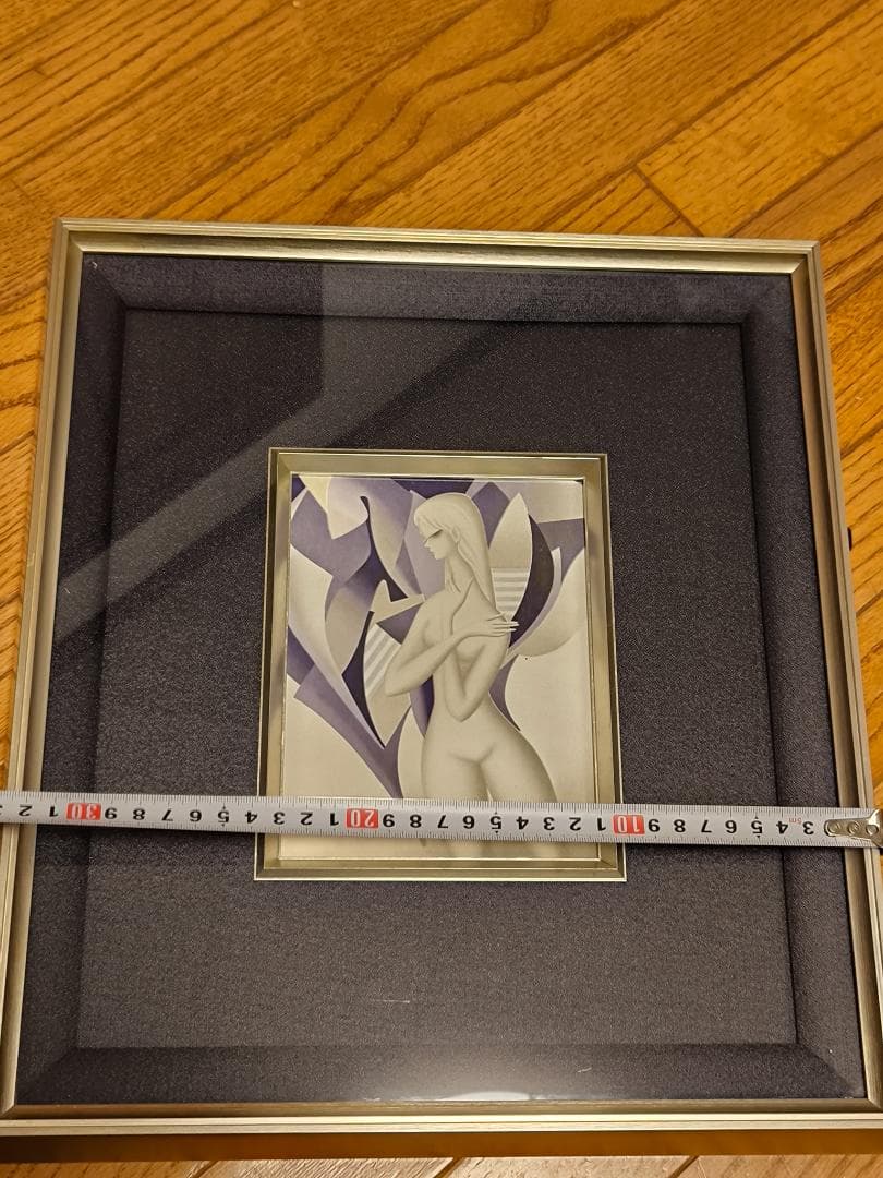 東郷青児3000部限定陶画『静かなるノラ』