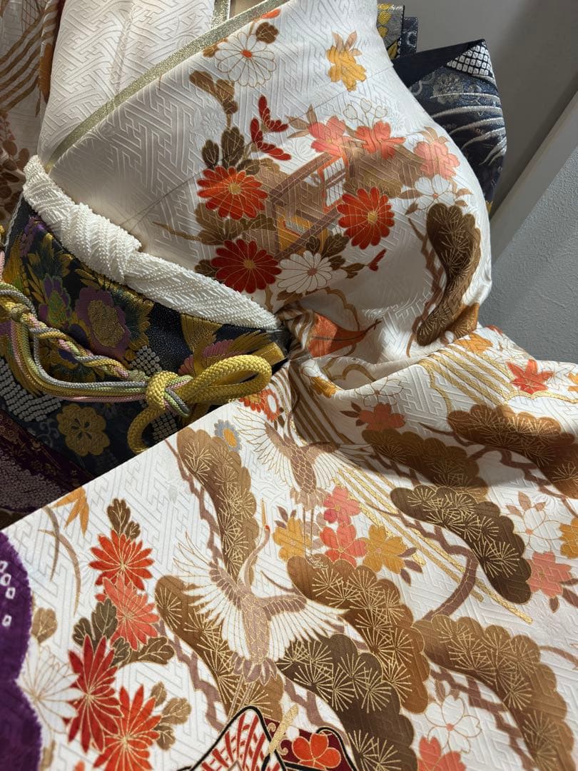 正絹　振袖　単品