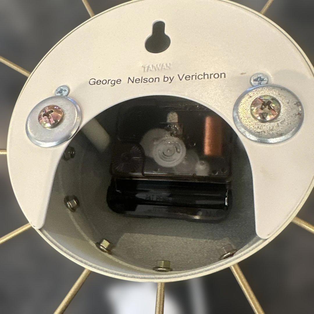 ボール・クロック ジョージネルソン リプロダクト　マルチカラー