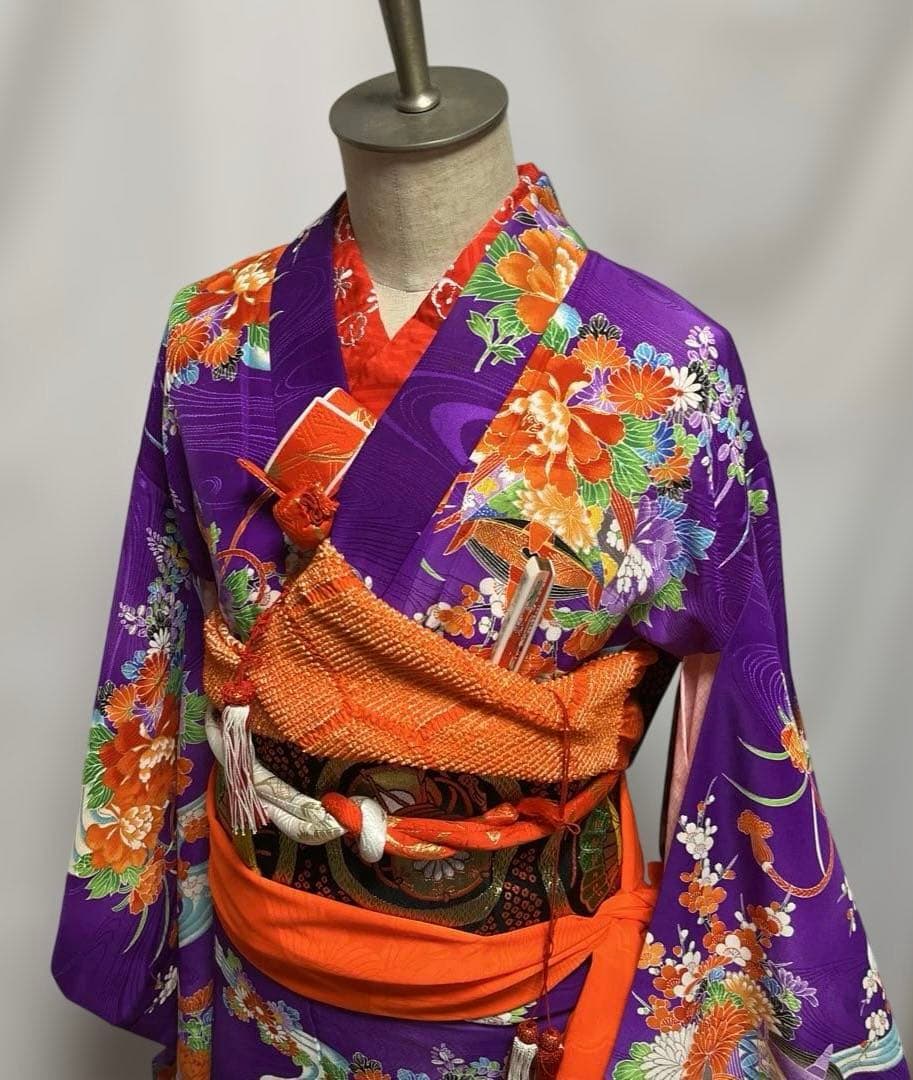 R*Y様 2-上　七五三　お正月　女の子　着物　7歳　１4点セット