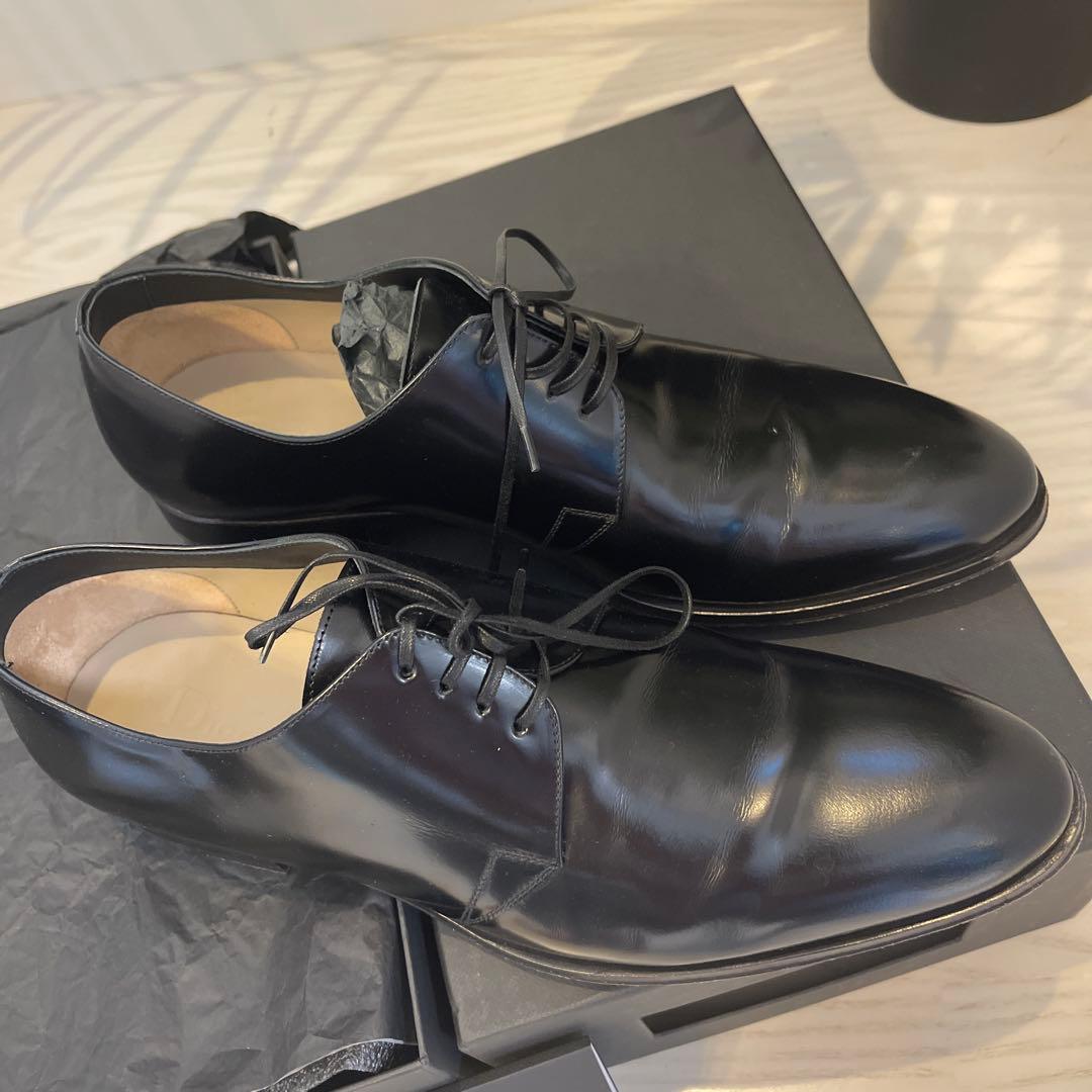 Dior HOMME パテントレザー ドレスシューズ黒 43(27cm)エナメル