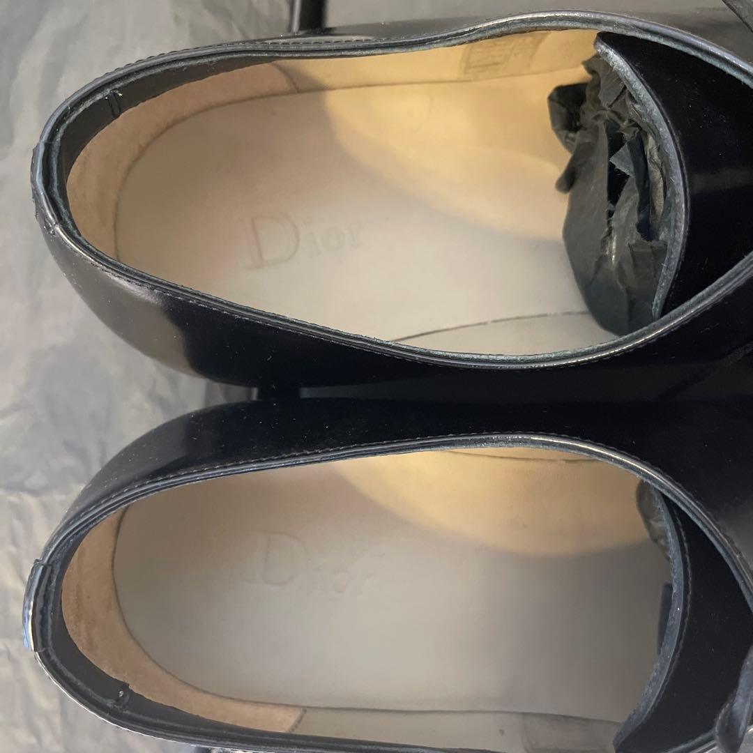 Dior HOMME パテントレザー ドレスシューズ黒 43(27cm)エナメル