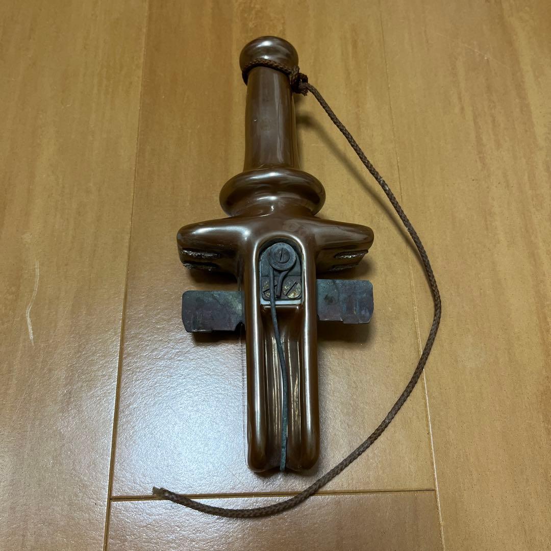 【レア・昭和レトロ】日本碍子製ダルマスイッチ　分岐高圧碍子(がいし)型開閉器