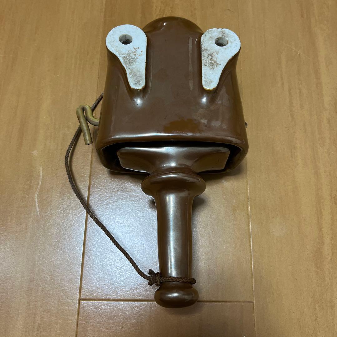 【レア・昭和レトロ】日本碍子製ダルマスイッチ　分岐高圧碍子(がいし)型開閉器