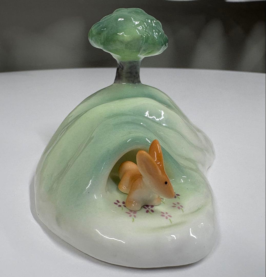 メ*よ様 星の王子さま陶器人形　キツネのほこら(箱付き) 402