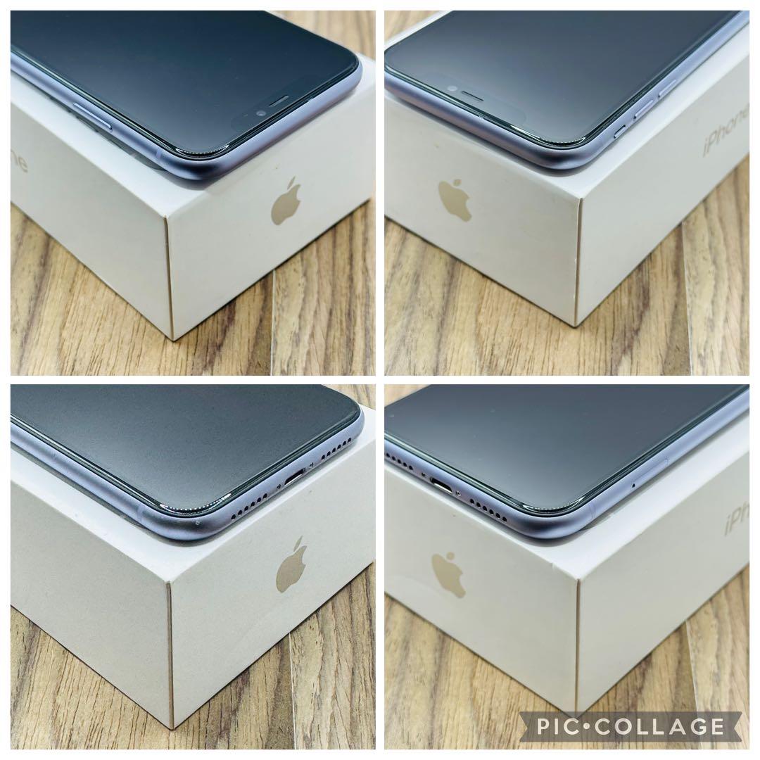 【美品】iPhone11 パープル 256GB SIMフリー 新品バッテリー
