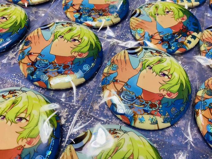 日和　あんさんぶるスターズ　あんスタ 中国 招募缶バッジ 開花後 限定スカウト