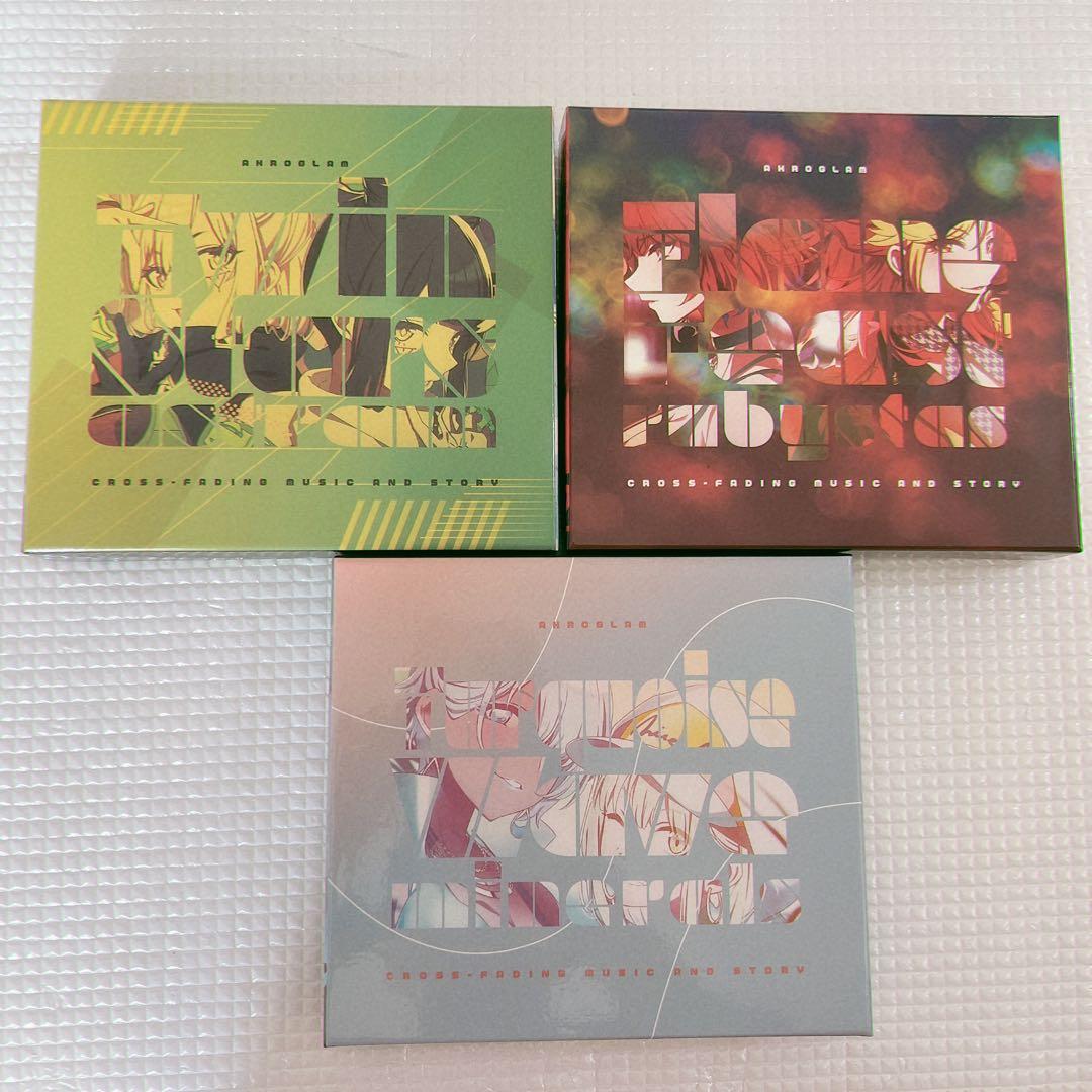 激レア AKROGLAM CD 缶バッジ 特典 アクリルキーホルダー ステッカー