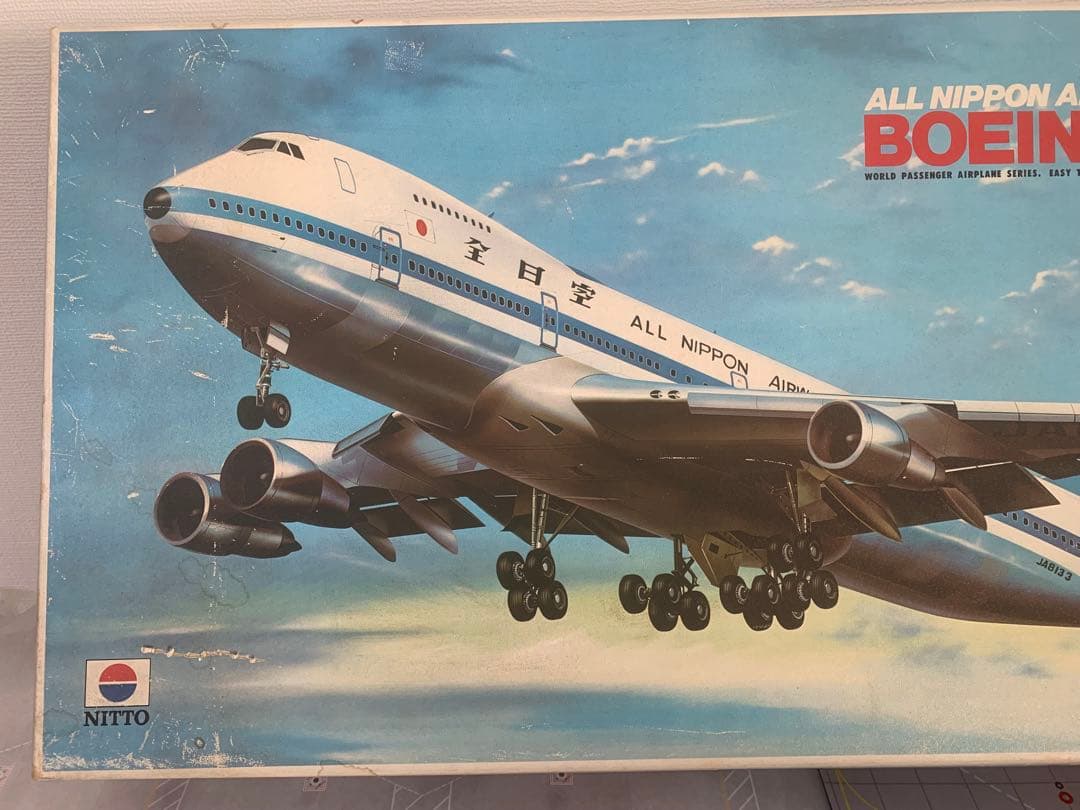 メル４２６１０に変更‼️全日空Ｂ７４７－１００プラモデルキット中古品