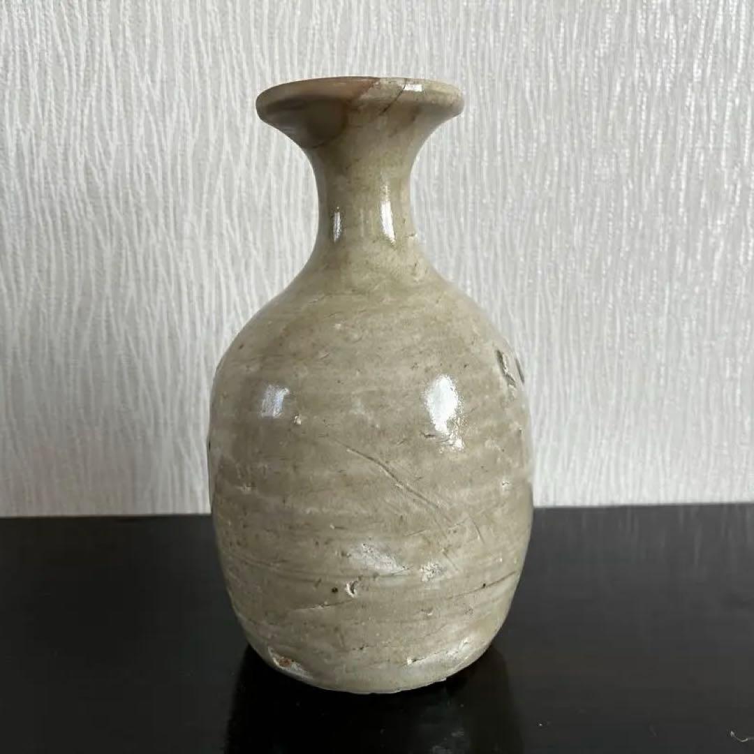 志野織部　徳利　金継ぎ